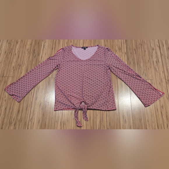 NWOT Roz & Ali Women's Patterned Top - Picture 1 of 11